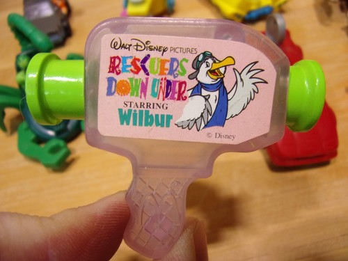 McDonalds and Burger King juguetes de comida feliz al azar transformadores años 90 regreso al futuro - Imagen 2 de 24