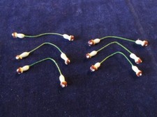 Vintage 12 Brown Polka Dot 3/8" Teeny Mushroom West German Tiny Millinery Y150b