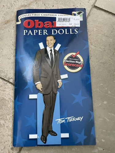 President Barack Obama Paper Dolls: Collectible Campaign Edition Tom Tierney NEW - Picture 1 of 4