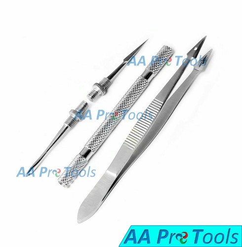 2 Pcs Splinter Removal Kit Splinter Forceps + Lancet, Liberator EMS Veterinary - Picture 2 of 3