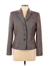 Chaps Women Gray Wool Blazer 8