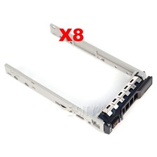 Lot of 8, 2.5" SAS SATA Hard Drive Tray Caddy For Dell PowerEdge R630 US Seller