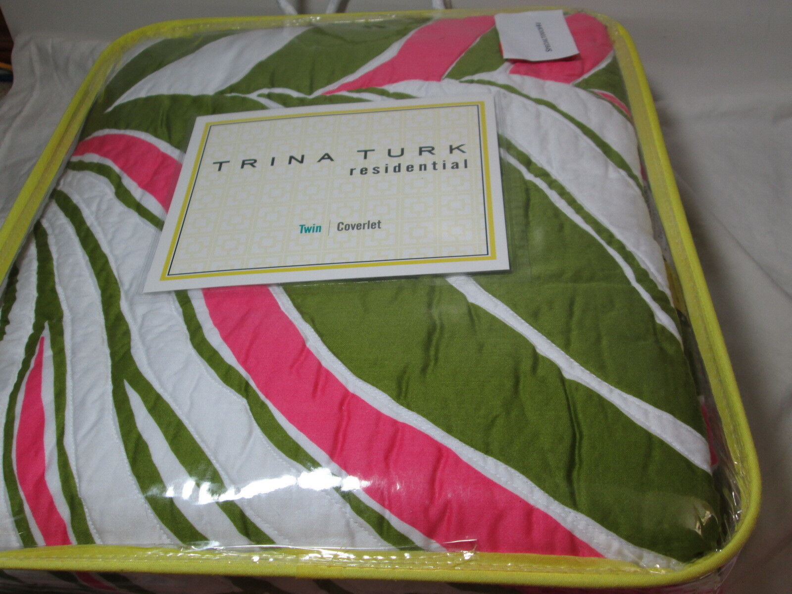 Trina Turk Tiger Leaf Reversible King Coverlet