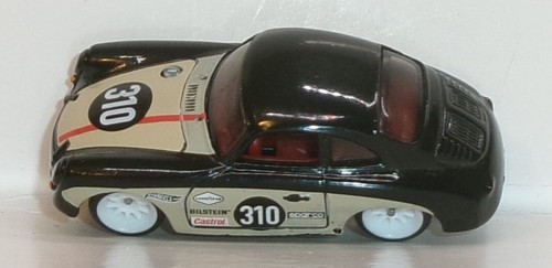 LOOSE 2022 HOT WHEELS BLACK PORSCHE 356A OUTLAW WHITE WHEEL SWAP REAL RIDERS - Picture 8 of 9