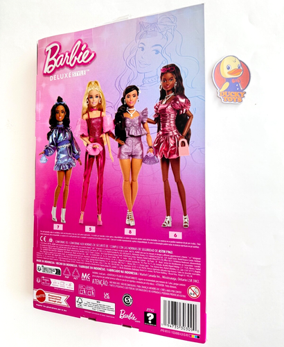 Barbie Deluxe Style #7 in Metallic Blue Top and Skirt - Brand New in Sealed Box - Picture 4 of 5