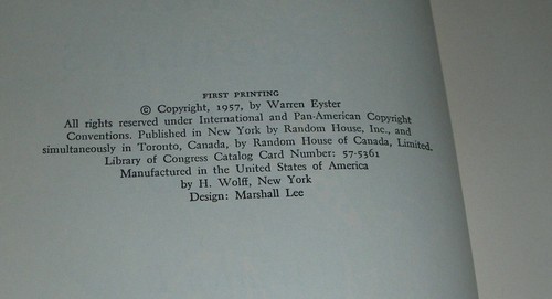 THE GOBLINS OF EROS by Warren Eyster 1957 HC/DJ ~ 1st Edition First Print +Cover - Picture 6 of 10