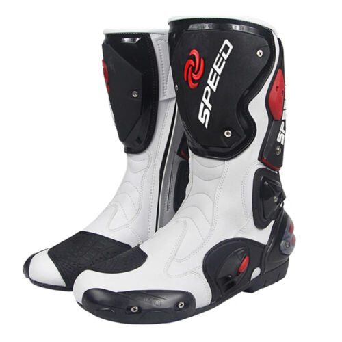 Men's Motorcycle Boots Comfortable Non-slip Motorcycle Shoes Racing Riding Boots - Foto 24 di 31