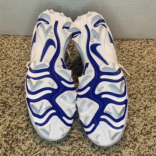 Size 8 .5 - Nike Alpha Menace 3 Shark White Game Royal 2021 CV 0582-101 - Picture 6 of 16