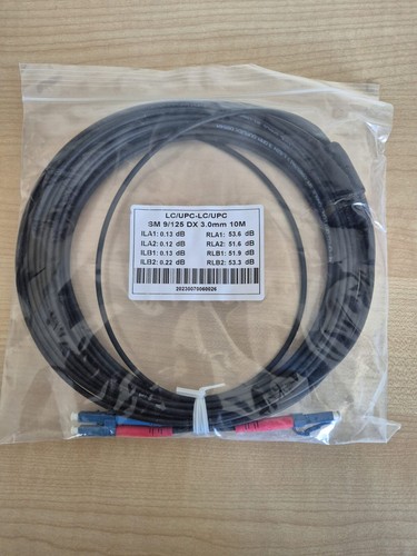 *** Câble patch fibre optique extérieur SM armé résistant aux UV LC-LC 9/125μ OS2 10m ***