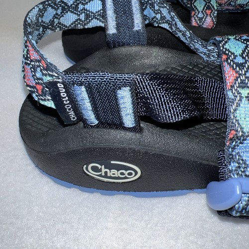 Chaco Women’s Z/Cloud 2 Sandals Eclipse Blue Strap Size 7 Non-Marking Soles - Picture 5 of 14