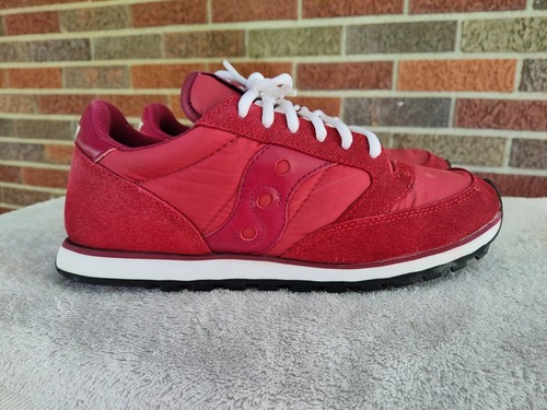 Herren Größe 7,5 Saucony Jazz Pro niedrig weinrot/Damen 9,5/sportliche Laufschuhe