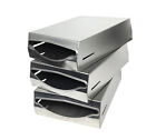 Lot of 3 Stainless Steel Paper Towel Wall Mount Dispenser Commercial Touchless