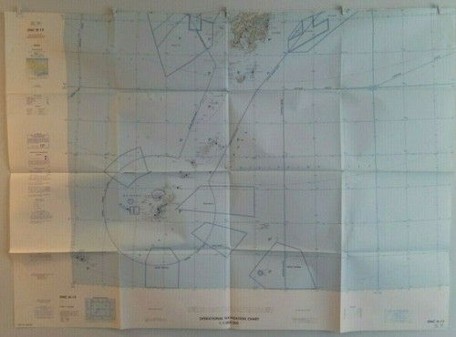 1981 - JAPAN - DMAAC Chart / Map ONC H-13, Edition 5 - 41"x57" - Picture 2 of 8