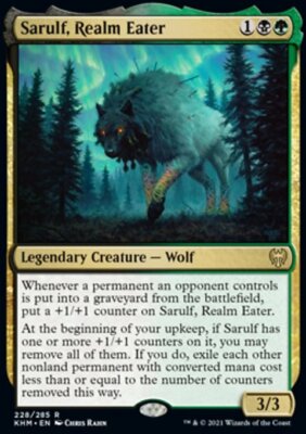 Magic the Gathering MTG Sarulf, Realm Eater (228) Kaldheim   LP