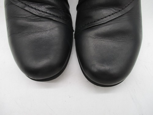 Cobb Hill Black Leather Back Zip Ankle Boots Womens Size 9.5 M Style CA138BK - Picture 3 of 9