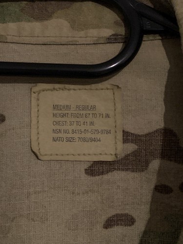 US ACU Multicam Jacke OCP ECWCS Combat Uniform Medium/Regular - Bild 2 von 4