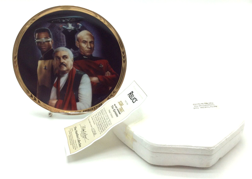 Placa de Coleccionista The Hamilton Collection Star Trek TNG RELICS 4384A - Imagen 2 de 5