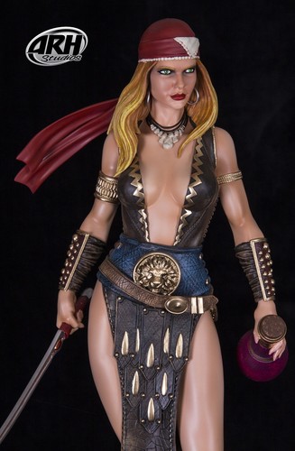 ARH STUDIO EXCLUSIVE Arhian Pirate 1:4 Statue Sealed TOPLESS version RED SONJA - Picture 10 of 12