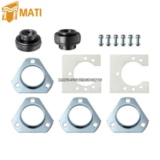 Go-Kart Live Axle Bearing Kit 1" Bearing Kit 3-Hole Kit For Go Karts Mini Bike