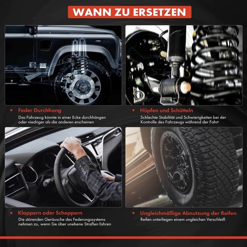 2x Federn Fahrwerksfeder Hinterachse für Peugeot 207 WA WC 1.4L 2006-2013 RH6771 - Bild 8 von 8