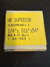HR Superior Loop End Clock Mainspring - 1/4" x .016 x 54" Long - No. 80-505