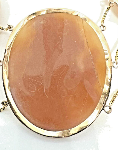 Ten 1850'S Papal State Souvenirs Antique Victorian Cameo Necklace 18k & 14k - Picture 24 of 24