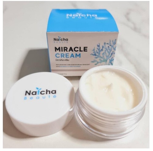 6X Natcha Miracle Creme Aufhellende Feuchtigkeitscreme Haut Ausstrahlung Kein Paraben 0,63 Oz. - Bild 3 von 16