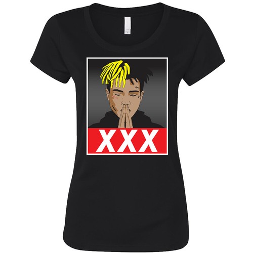 ┥ XXXtentacion Pray For XXX Camiseta para Mujer Venganza Vibras Solo Entumecimiento X Tributo - Imagen 4 de 10