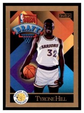 1990 SKYBOX NBA Basketball Rookie Card #358 - TYRONE HILL, Golden State Warriors