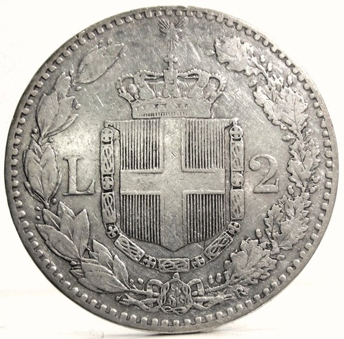 Savoia-Regno d'Italia (UMBERTO I) 2 Lire 1885 - Picture 2 of 6