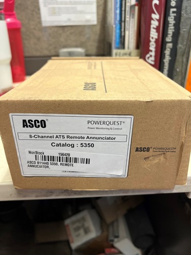 Asco Powerquest 8 Channel ATS Remote Annunciator 5350 Emerson NEW BOX  FREE SHIP - Bild 3 von 3