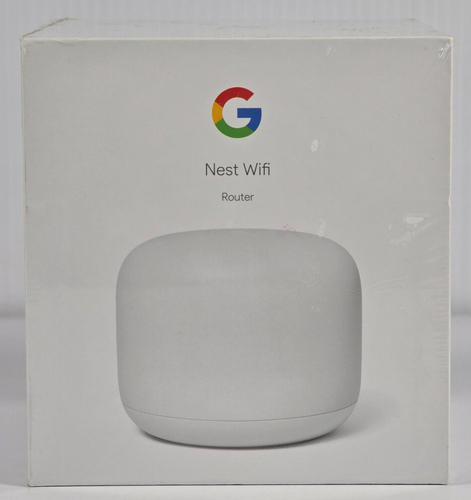 GOOGLE Nest Wifi Router AC2200 4x4 MU-MIMO Wi-Fi SNOW, Sealed - Picture 1 of 6