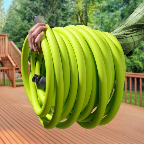 Hybrid Polymer Garden Hose 5/8 in. x 100 ft - Durable & Flexible for All Weather - Picture 4 of 11