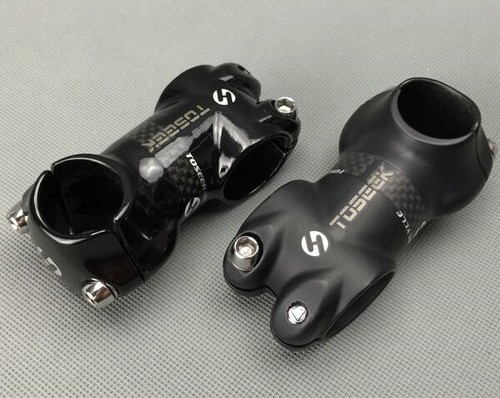Aluminum stems MTB Road Bike handlebar 6° short Stem 25.4*50/60/70/80mm Carbon - Picture 10 of 14