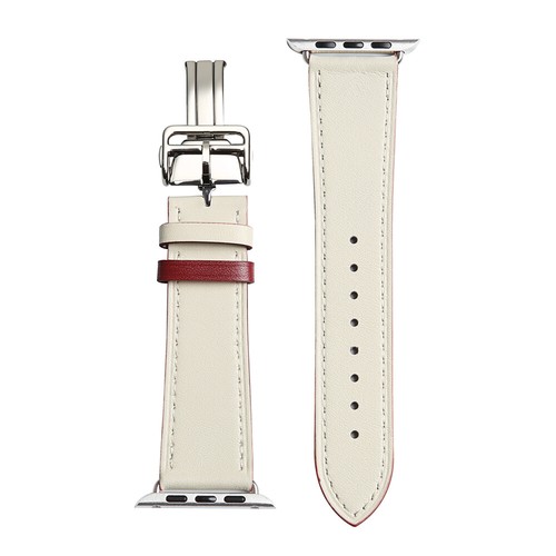 Leder Uhr Band Armband Herme Gürtel Single Tour für Apple Watch Serie 7 6 5 4 3 - Bild 37 von 97