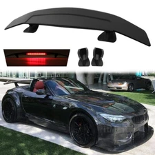 52" Rear Trunk Spoiler Racing Wing Matte Black w/ Light For Z3 Z4 E85 E89 Z8 2DR