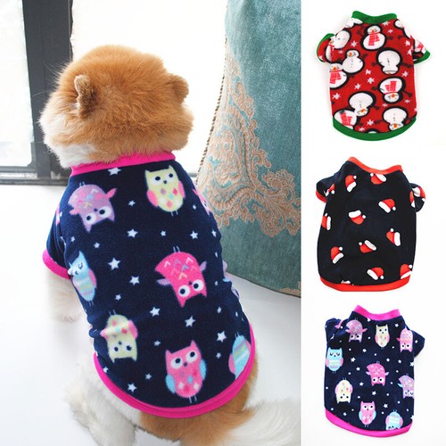 Pile Abbigliamento Animali Domestici Caldo Cane Gatto Maglione Invernale Cucciolo Giacca T C8 - Foto 8 di 41
