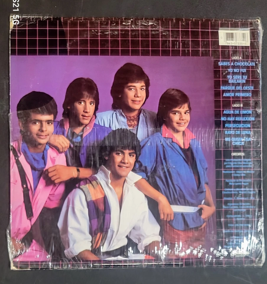 MENUDO Evolution LP Vinyl Record Ricky Martin Latin Boy Band - Image 3 of 4