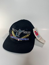 VTG Florida Marlins Hat Snapback Black 1997 World Series Champions RARE New NOS!
