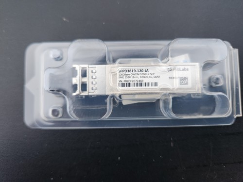 SFPD3819-120-JA 1000Base-DWDM SFP Transceiver 100GHz 120KM 1538.19nm LC, DOM - Picture 2 of 2