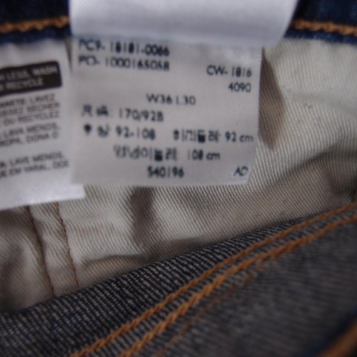 Herrens Levi's 541 Athletic Tapered 18181 Regular Elasthan Blau Jeans W36 L30 - Bild 4 von 9