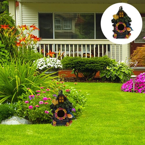 Hanging Bird Housenest vente en gros House Birdhouse Resin Bird Houses Outside