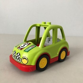Lego Duplo 10589 Rally Car Complete Set Vehicle Race Trophy Cup