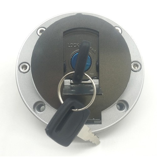 Fuel Tank Gas Cap Cover W/ Key For Yamaha TZR125 TZM150 TZR150 TDM850 TRX850 - Picture 3 of 4
