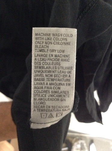 James Perse Clothing Men's New long  sleeve Solid Black T-Shirt MLJ3351 - Picture 7 of 8