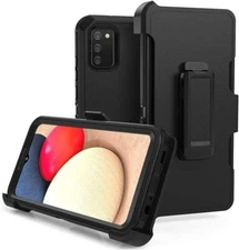 Rome Tech Defender Holster Belt Clip Case, Cover for Samsung Galaxy A02s