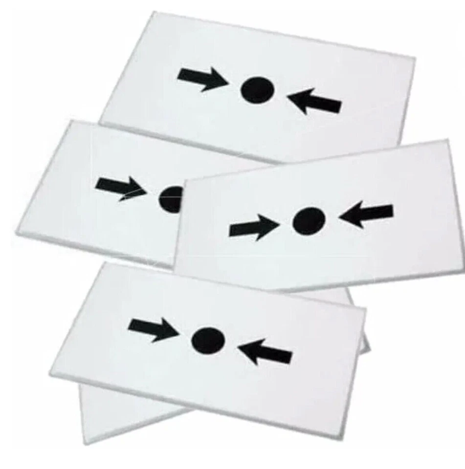 10X KAC Fire Alarm - Call Point - MCP -Break Glass - Replacement Glass Pack KG1