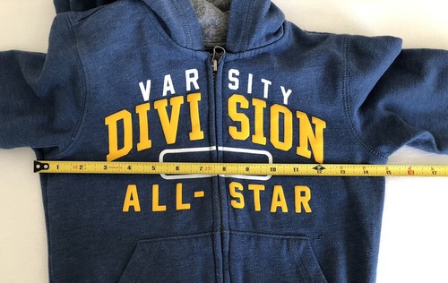 The Children's Place Blue Long Sleeve Front Zip Hoodie Size 5T - Picture 3 of 7