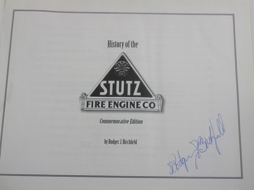 History of the Stutz Fire Engine Co ✎ SIGNED LMT #298 ED Magirus Apparatus Book - Picture 3 of 3