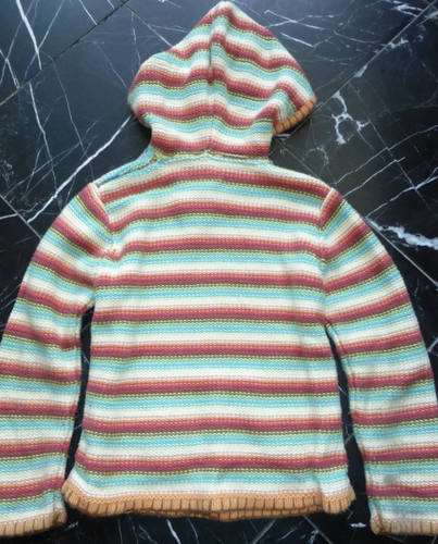GAP KIDS Girls Floral Stripe Dot Hooded Zip SWEATER CARDIGAN 6 7 8 10 12 ABERCRO - Picture 17 of 47